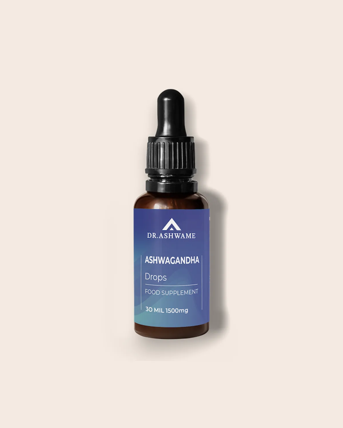 Ashwagandha Drops, 30 ml bottle with dropper