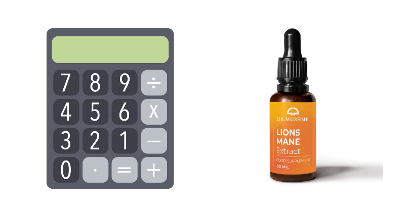 LIONS MANE DOSAGE CALCULATOR